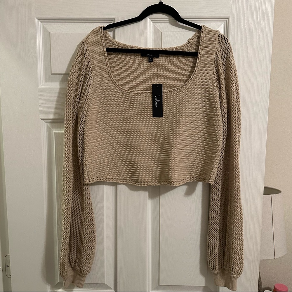 New cropped sweater